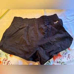 PINK Black lined Athletic Women's Shorts